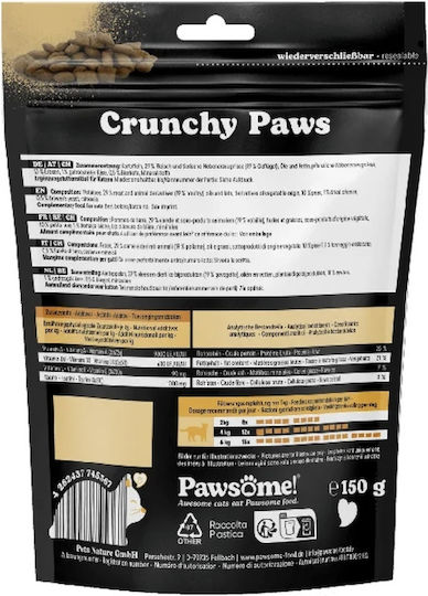 Pawsome Crounchy Paws Huhn & Käse 150g