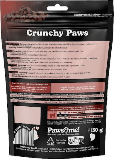 Pawsome Cat Treats with Beef and Potatoes for Cat 8 pcs 150g