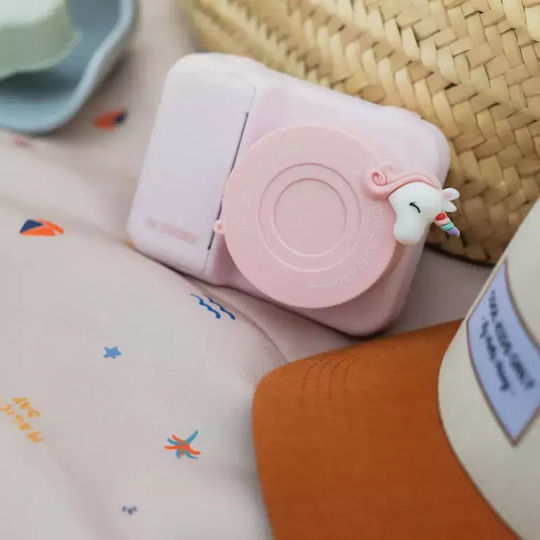 The Zoofamily Urban Zoo Unicorn Children's Camera 48MP with Thermal Printing Pink