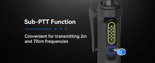 Retevis HA1UV Funkgerät UHF/VHF 5W mit Farbdisplay