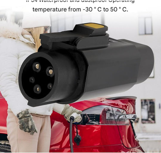 Adaptor Priză EV De La Tip 2 La Tip 1 Adaptor De La IEC 62196 La SAE J1772 32A Pentru Mașini Electrice Hibride Monofazat Cod Produs 3579