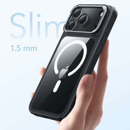 ESR Classic Hybrid Halolock Kickstand Back Cover Metalic Transparent (iPhone 18 Pro Max / 17 Pro Max)