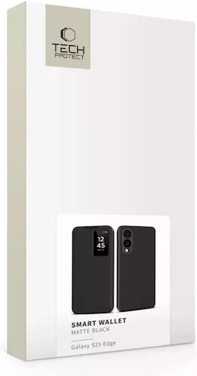Tech-Protect Matte Wallet Μαύρο (Galaxy S25 Edge)