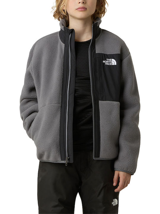 Παιδική Ζακέτα Fleece Γκρι Yumiori