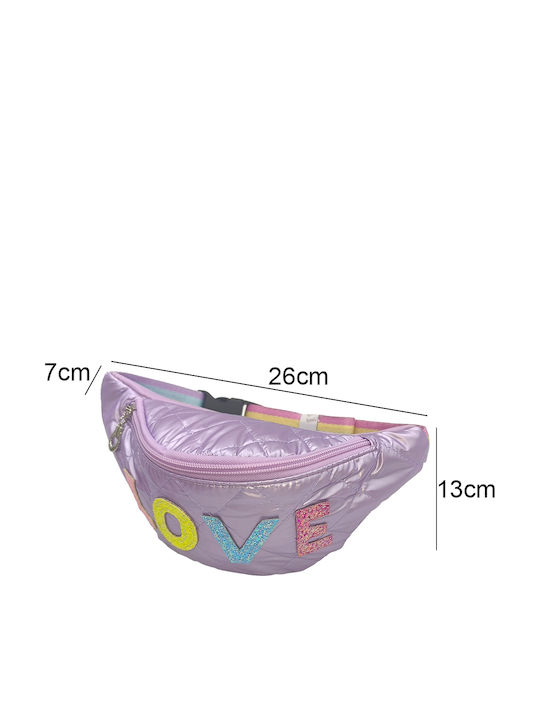 Gift-Me Kinder Bauchtasche Lila 26cmx13cmx7cmcm