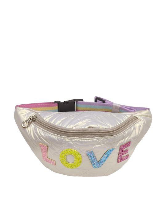 Gift-Me Kids Waist Bag White 26cmx13cmx7cmcm