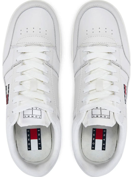 Adidași Flatforms Pentru Bărbați Albi