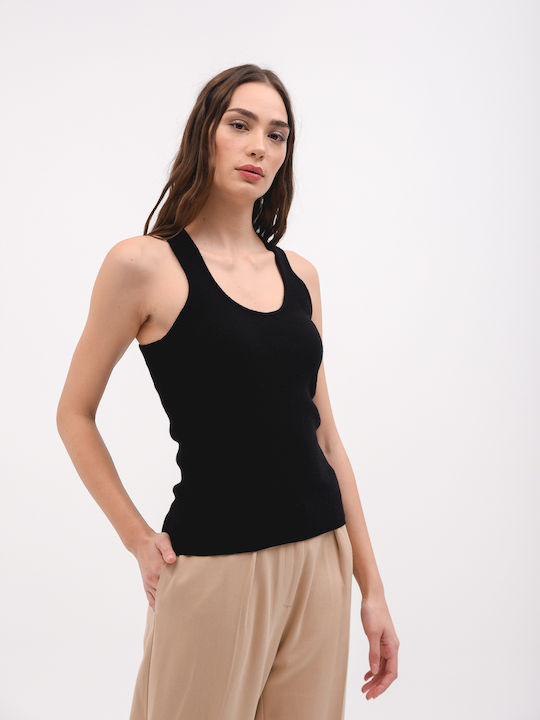 Women's Blouse Sleeveless Black