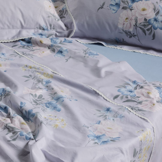 Das Home Σετ Υπέρδιπλη 220x240cm Prestige Grey, Lilac