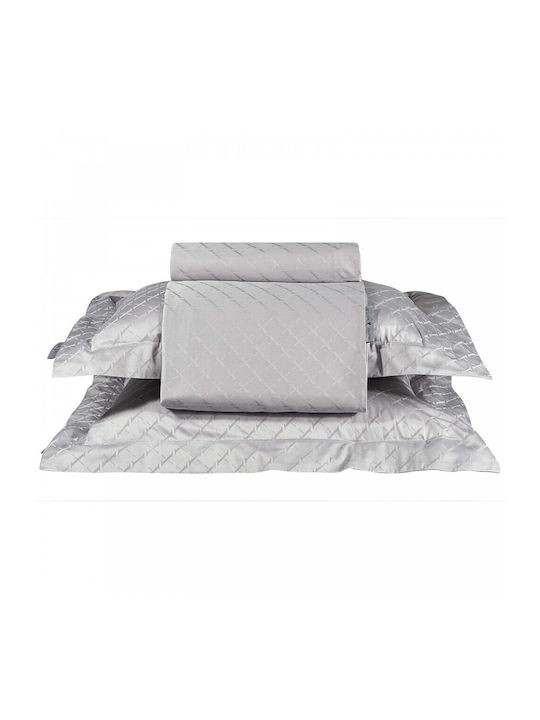 Greenwich Polo Club Bettbezug-Set Baumwollsatin Übergröße mit 2 Kissenbezügen 220x240 Classic Blue