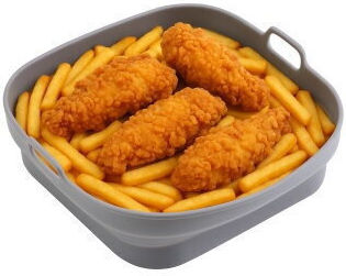 Στρογγυλή Σιλικόνη Φόρμα για Air Fryer 19.7 εκ Επαναχρησιμοποιούμενη Χωρίς BPA Κατάλληλη για Τρόφιμα