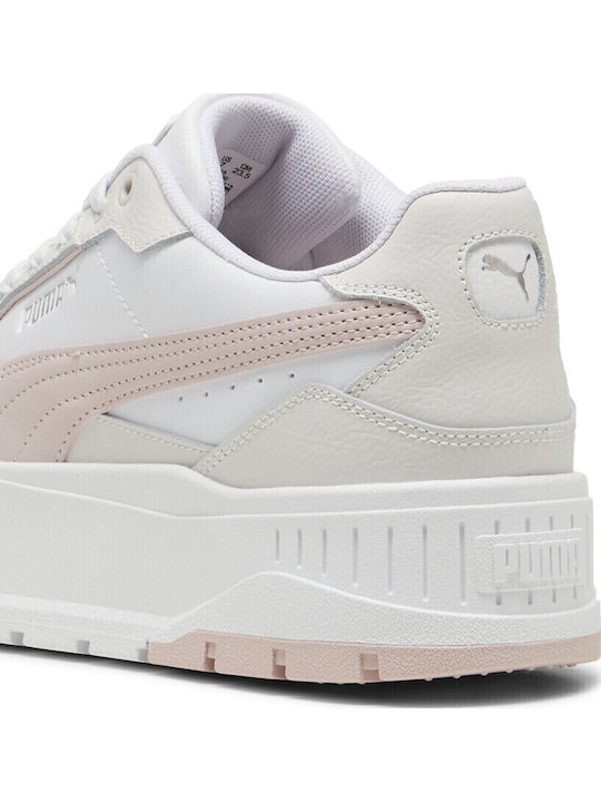 Karmen Ii Idol Puma Damen Flatforms Sneakers White-mauve Mist-fea