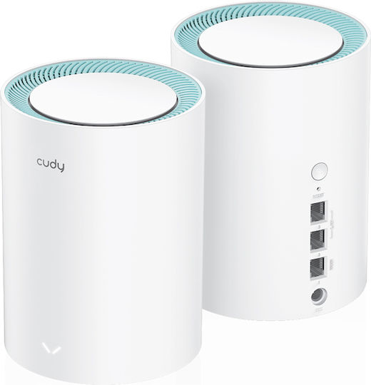 Cudy M1500 v1 WiFi Mesh Network Access Point Wi‑Fi 6 Dual Band (2.4 & 5GHz) in Double Kit