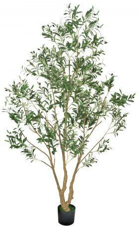 Vevor 240cm Artificial Olive Potted Plant For Home Office Spaces Rzs8ftglsslx8ojbj001v0