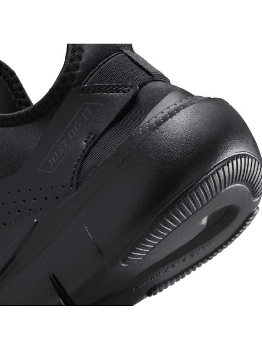 Flex Runner Kids Sports Shoes Running Slip-On Black