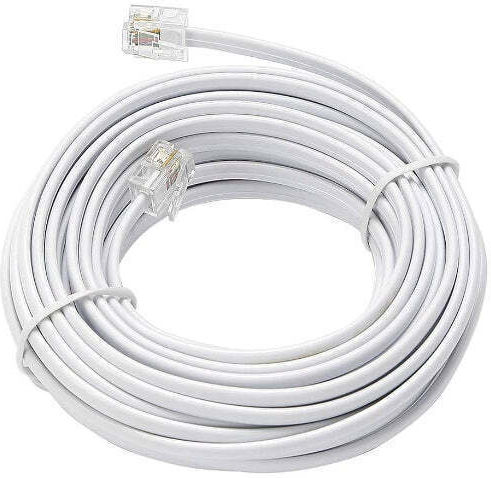 Wohnung Telefonkabel RJ11 6P4C 10m Transparent