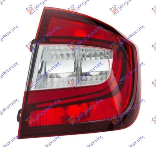 Hella Δεξί Πίσω Φανάρι Led για Skoda Rapid 12-19