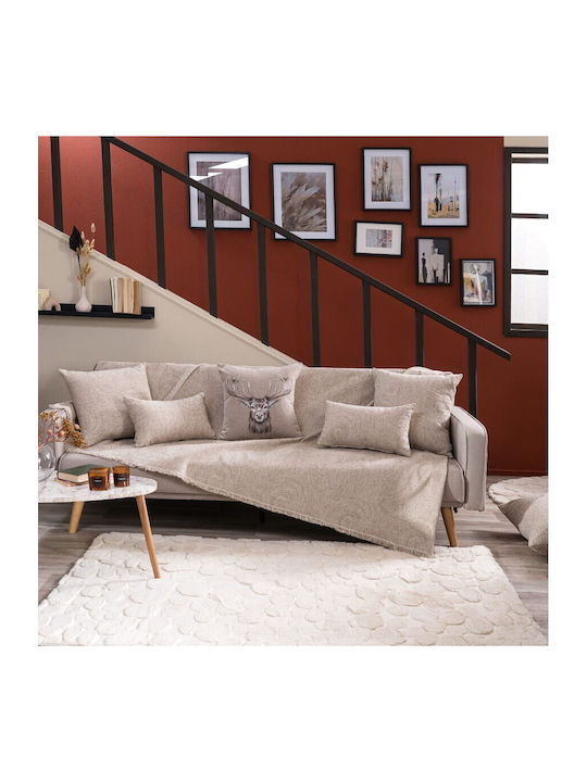 Teoran Madison Ριχτάρι Πολυθρόνας Chenille 180x150εκ. 02