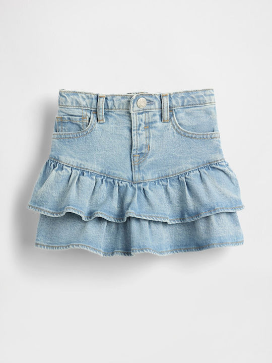 Kinder Rock aus Jeans Blau