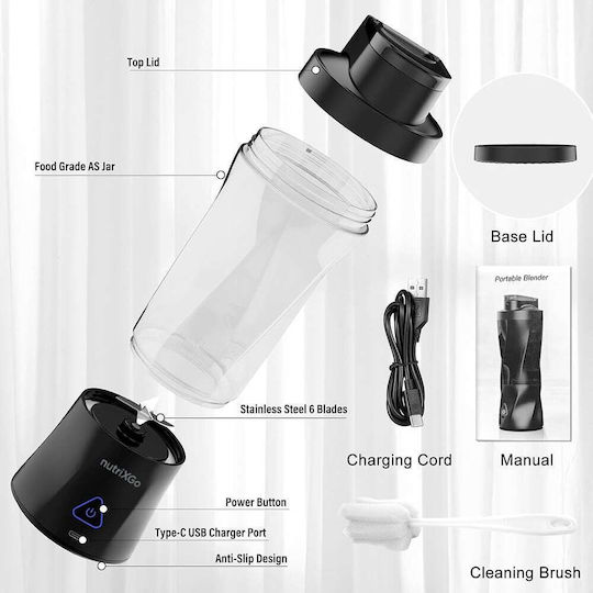 Techsuit Mixer Mit Kunststoffkanne 700 ml Schwarze