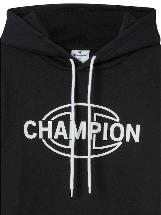 Sweatshirt with Hood Black
