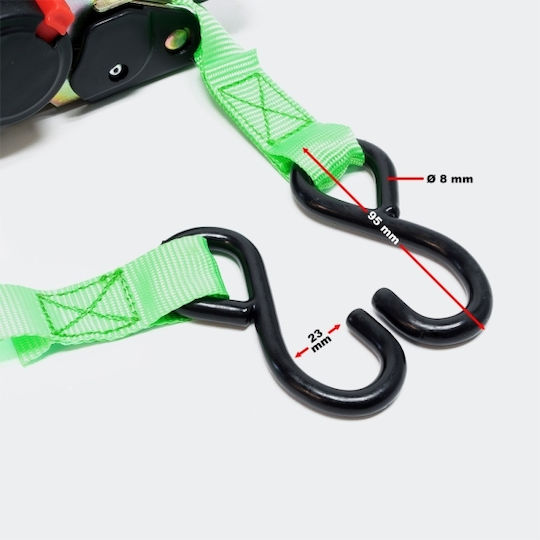 Wiltoc Car Luggage Strap Green 350x350cm