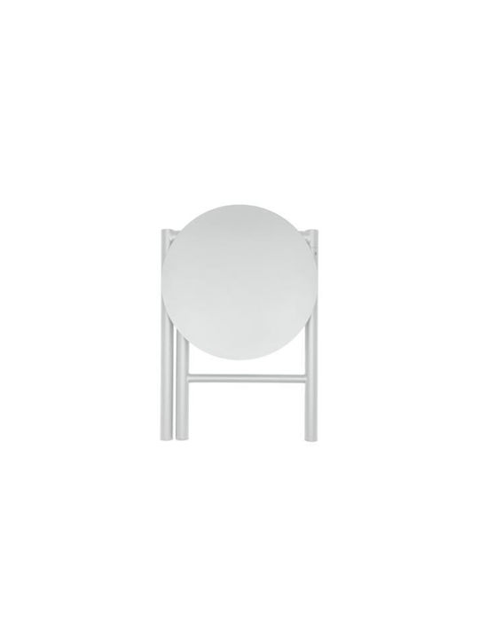 Табуретка Дневна стая Сгъваемо Метално Soft Grey 33x33x45бр