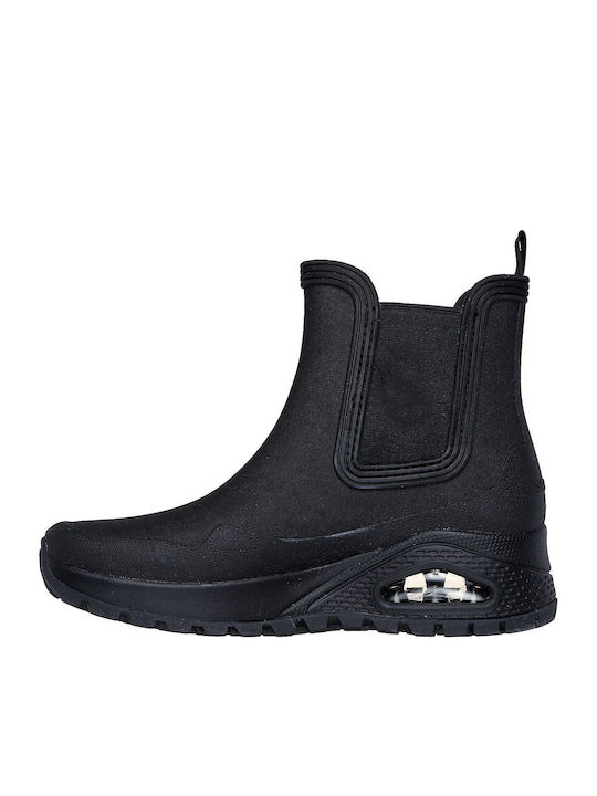 Dancing In The Rain Women's Ankle Boots Platform Black