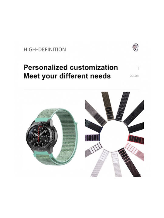 Armband Stoff Grün (Galaxy Watch 42mm)