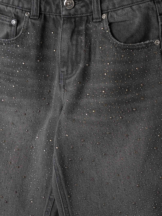 Kinder Schlaghose Jeans Grau