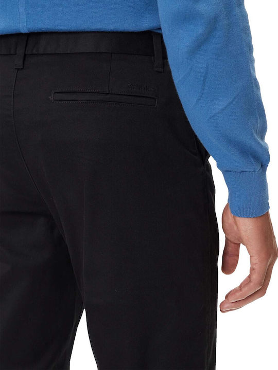 Ανδρικό Παντελόνι Chino Slim Fit Μαύρο