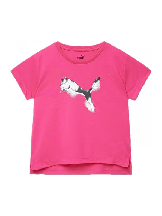 Kids' T-shirt Fuchsia TS Modern Sports