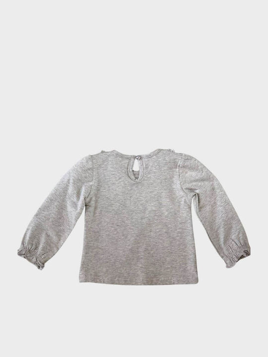Kinderhemd Langarm Gray