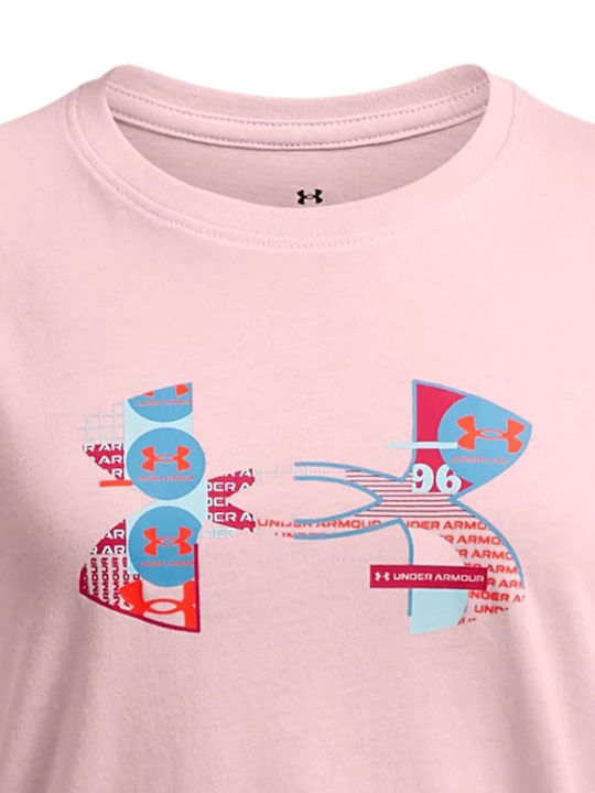 Παιδικό T-shirt Ροζ Logo