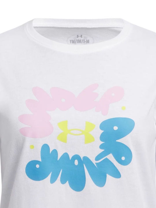 Tricou pentru copii Alb Wordmark Ss