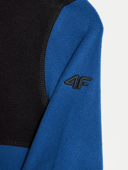 Kids Cardigan Fleece Blue