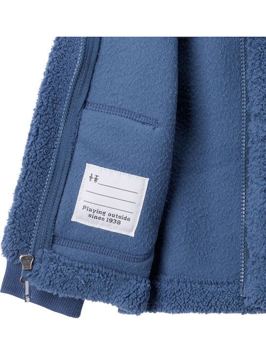 Cardigan pentru copii Fleece Albastru Rugged Ridge Sherpa Full