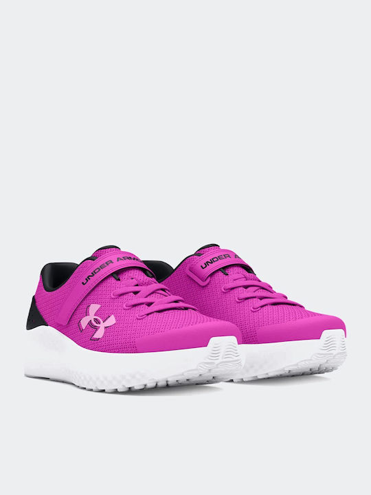 Surge 4 PS Kids Sports Shoes Running with Hoop & Loop Closure Purple