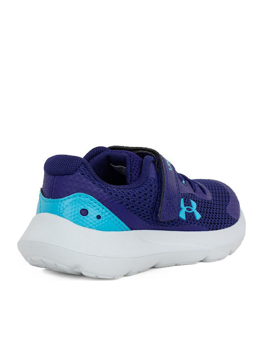 Surge 3 Kids Sports Shoes Running with Hoop & Loop Closure Blue