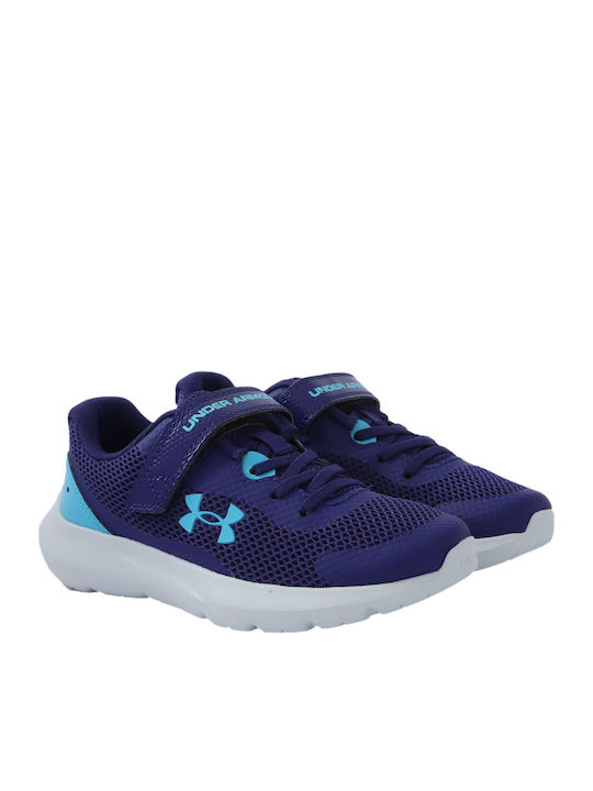 Surge 3 Kids Sports Shoes Running with Hoop & Loop Closure Blue