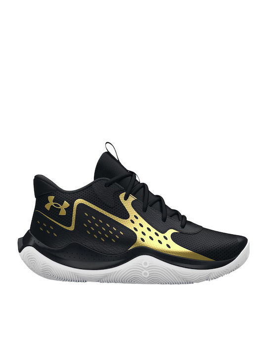 Gs Jet '23 Kids Sports Shoes Basketball with Laces Black
