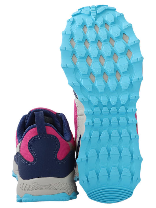 Peregrine 12 Shield Αδιάβροχα Αθλητικά Παιδικά Παπούτσια Running με Κορδόνια Navy Blue / Turquoise