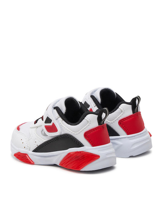 Wave Παιδικά Sneakers με Σκρατς & Φωτάκια Λευκά