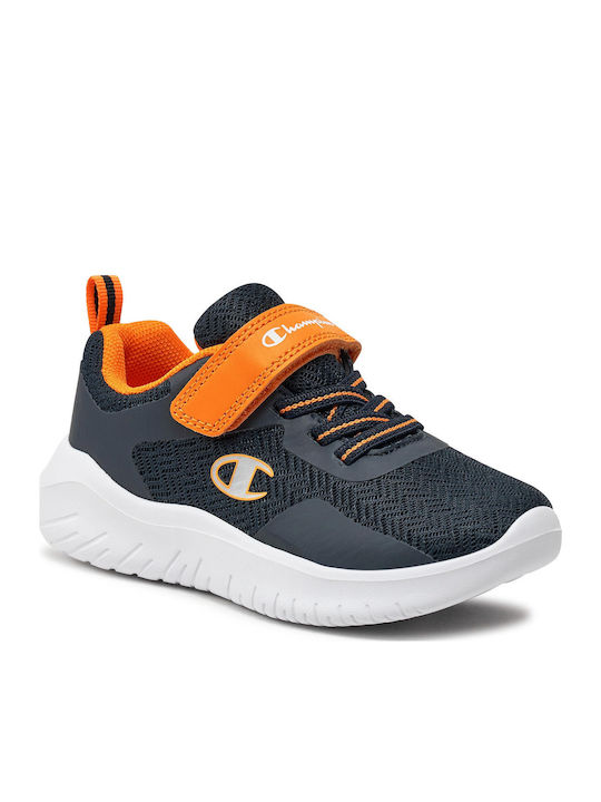 Softy Evolve B Αθλητικά Παιδικά Παπούτσια Running με Σκρατς Μαύρα