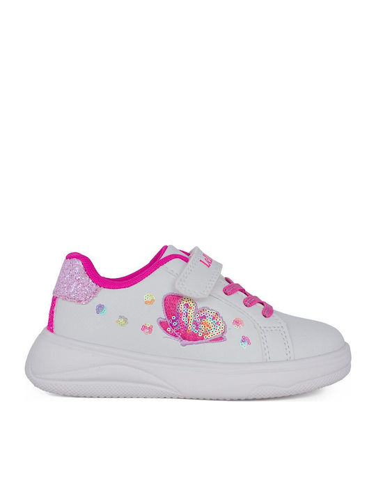 Cinzia2 Kids Sneakers Anatomic with Scratch White