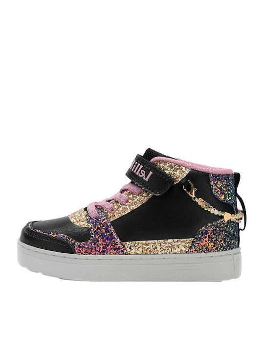 Gioiello Παιδικά Sneakers High με Σκρατς Μαύρα