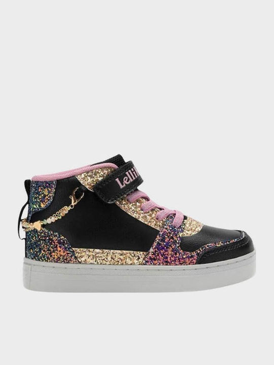 Gioiello Παιδικά Sneakers High με Σκρατς Μαύρα