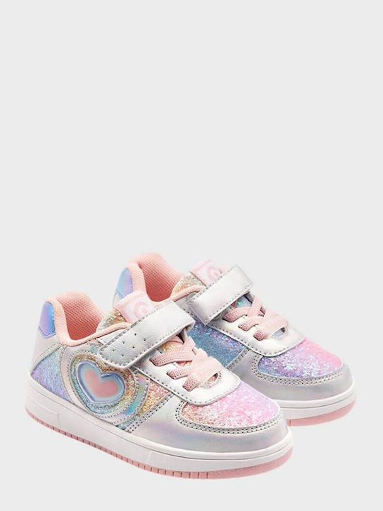 Παιδικά Sneakers με Σκρατς & Φωτάκια Πολύχρωμα