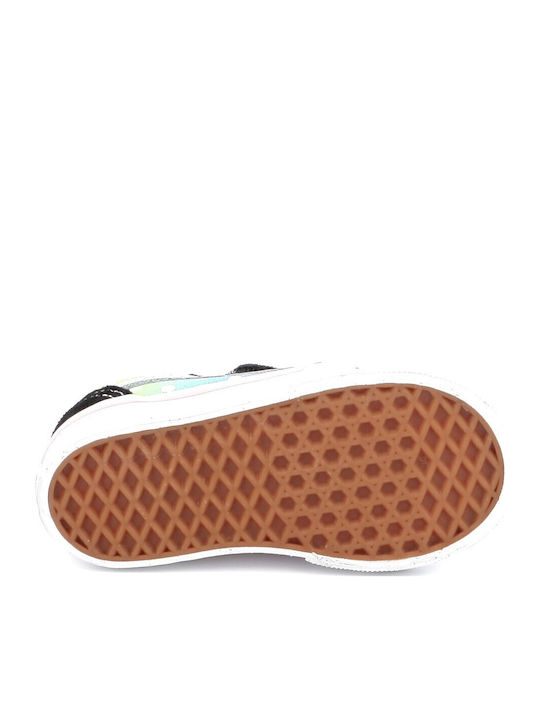 Old Skool V Παιδικά Sneakers με Σκρατς Μαύρα