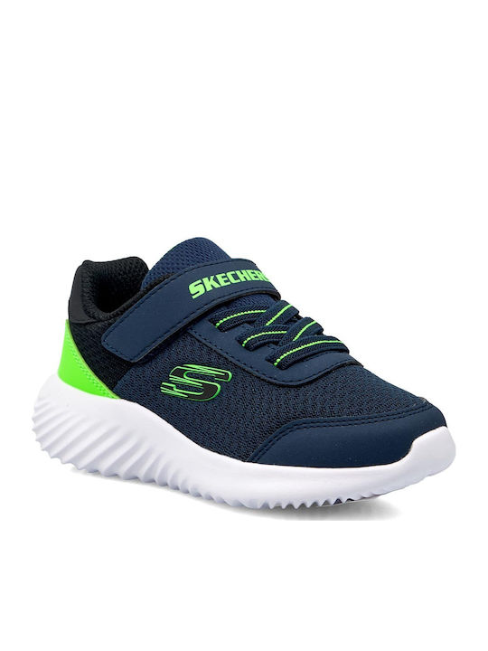 Bounder Kids Sneakers with Scratch Navy Blue